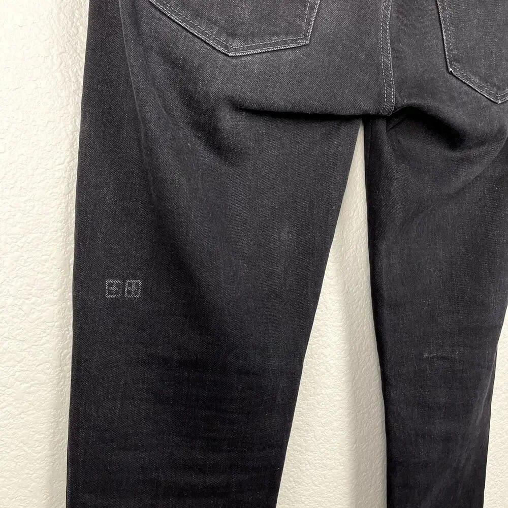 Ksubi Van Winkle Trashed Noir Skinny Jeans Distressed 32